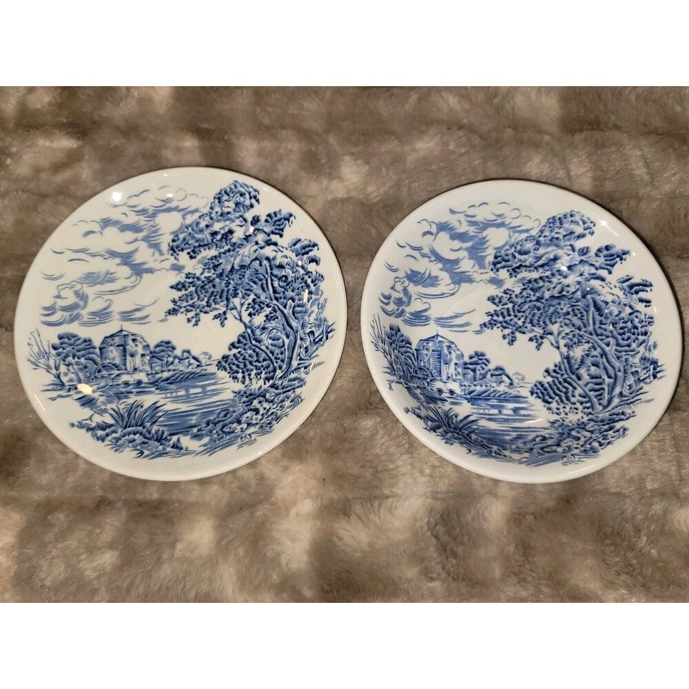 Countryside Enoch Wedgwood Saucer & Dessert Bowl